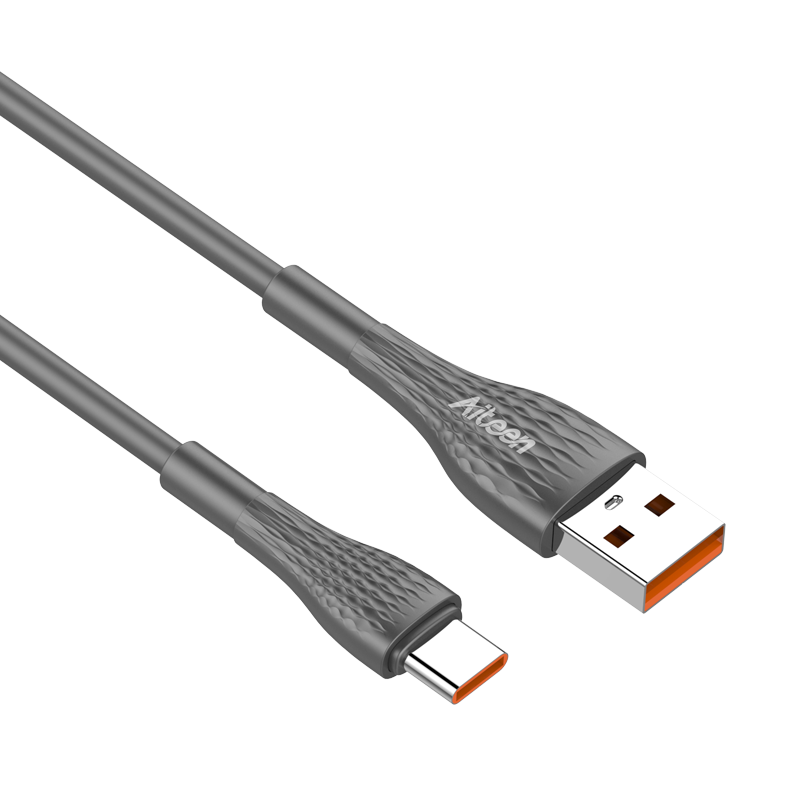 A16-CG Type-C Data Cable 1m 30W Fast Charging Grey Color